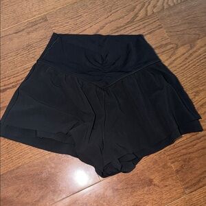 Aerie Black High-Waisted Women's Shorts